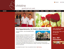 Tablet Screenshot of christine-fuessing.de